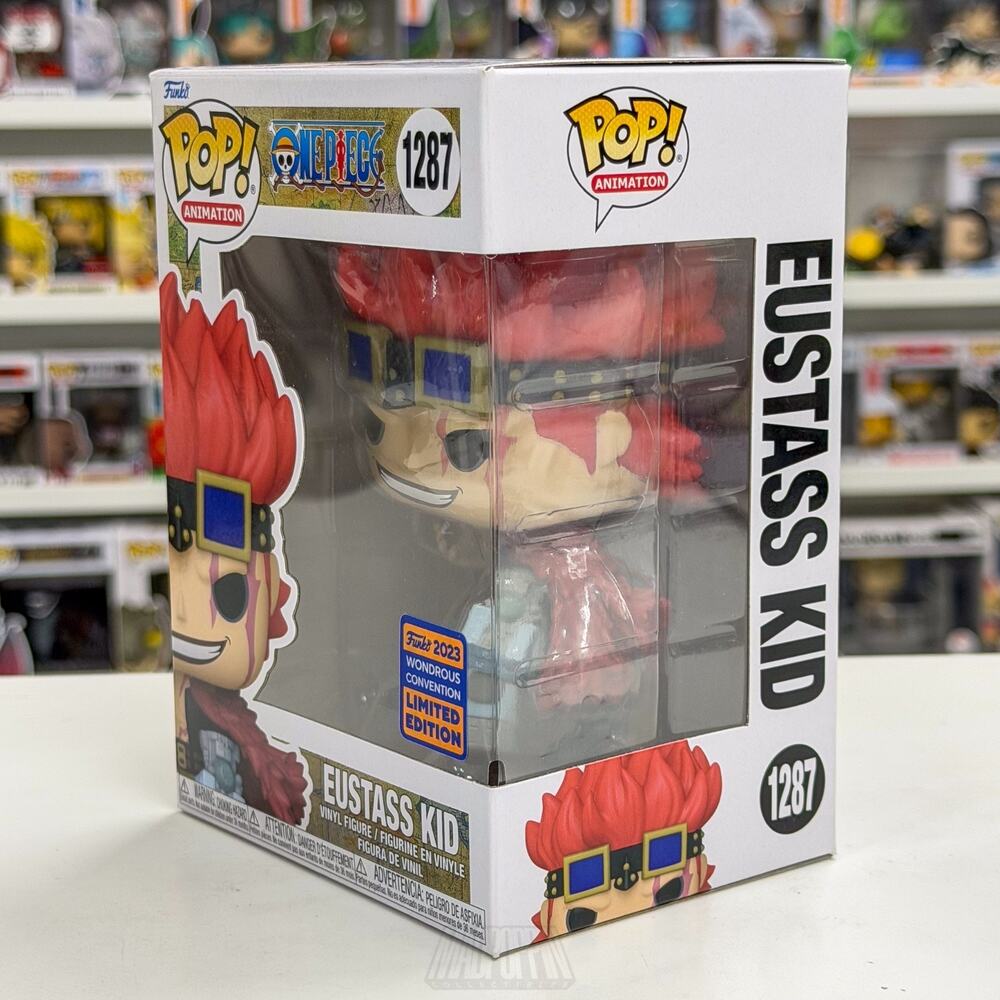 Funko Pop Anime One Piece Eustass Kid WonderCon 1287 Pirate RARE Vinyl Figure - Picture 2 of 8